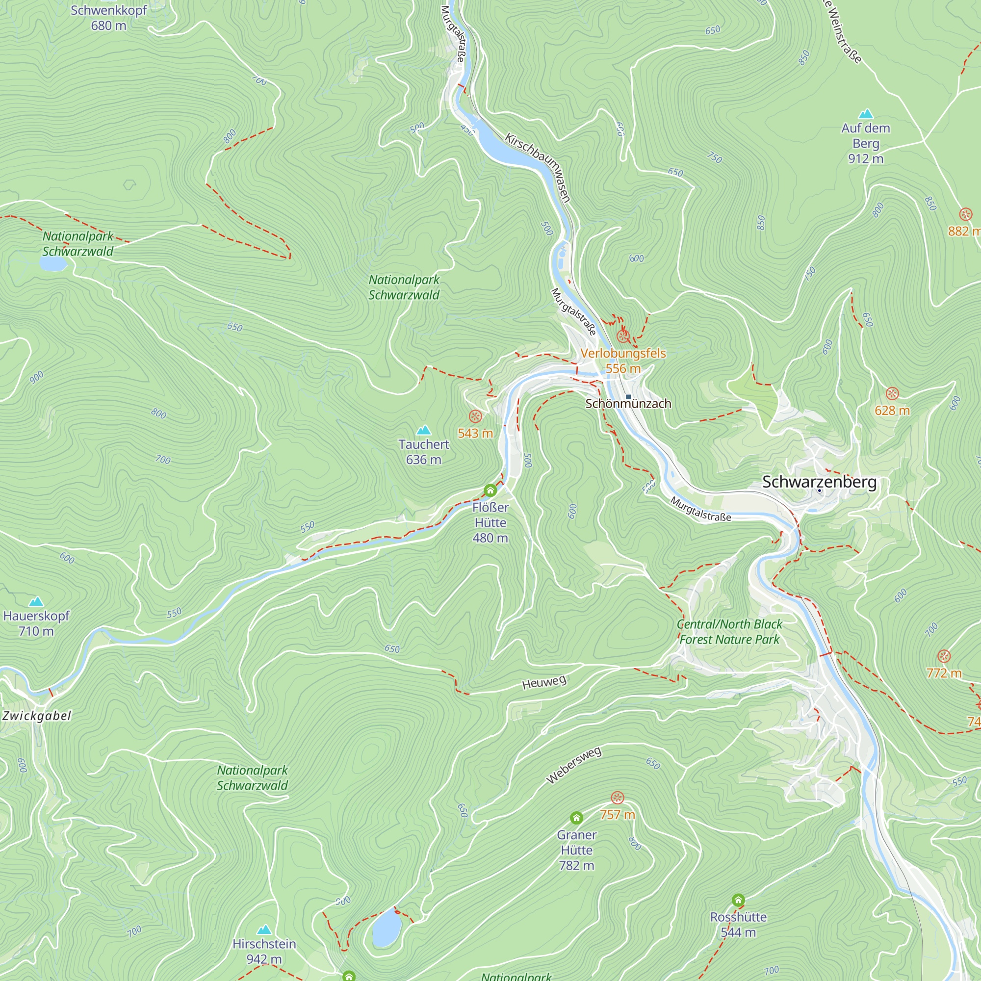 Flößer Hütte map