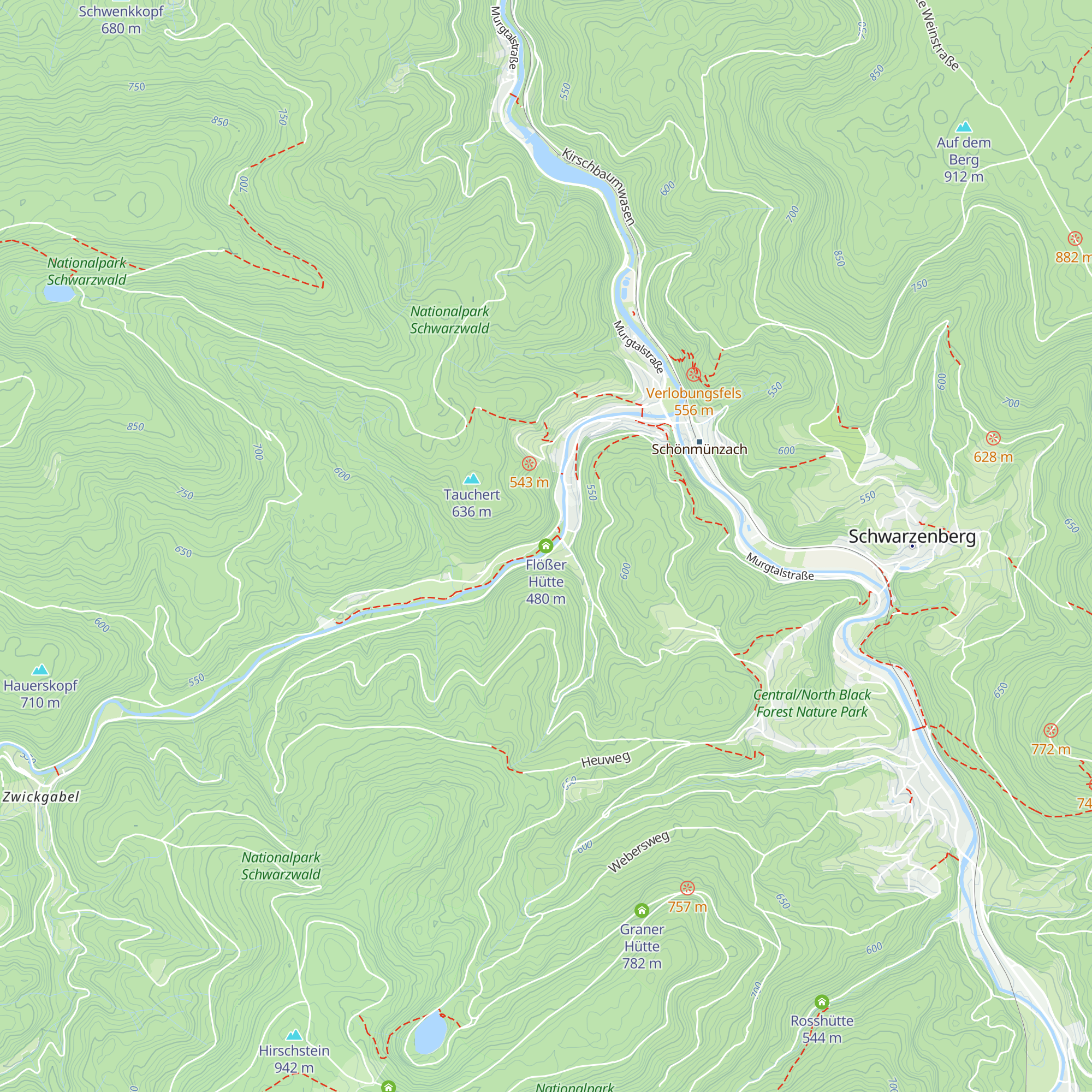 Flößer Hütte map