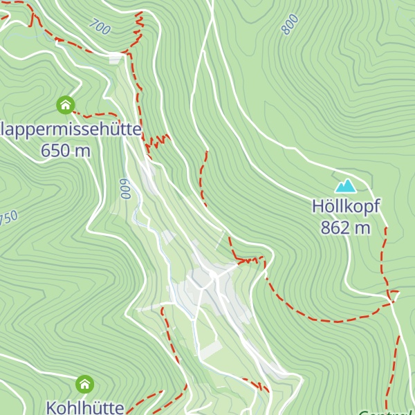 Map of H. Löns-Hütte