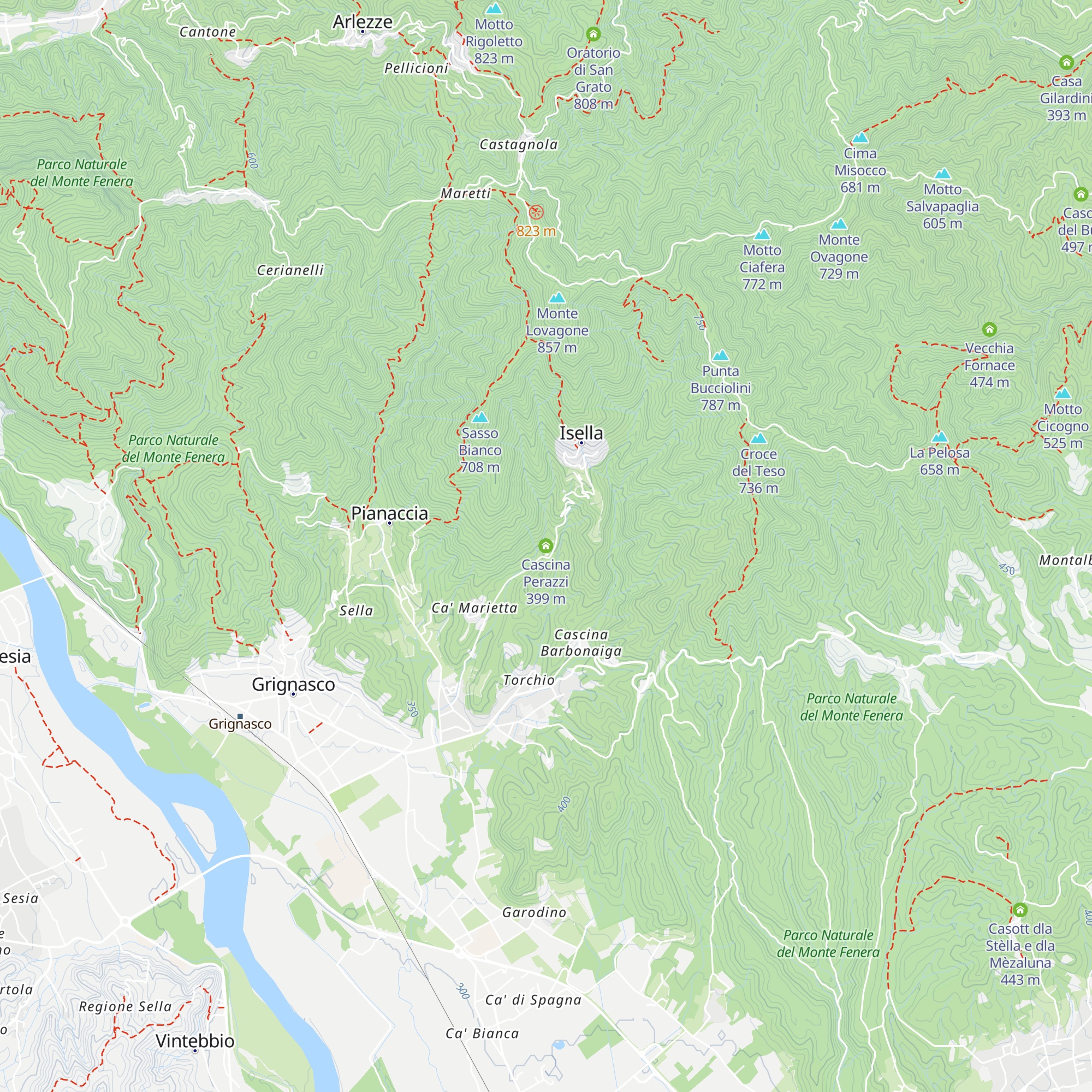 Cascina Perazzi map