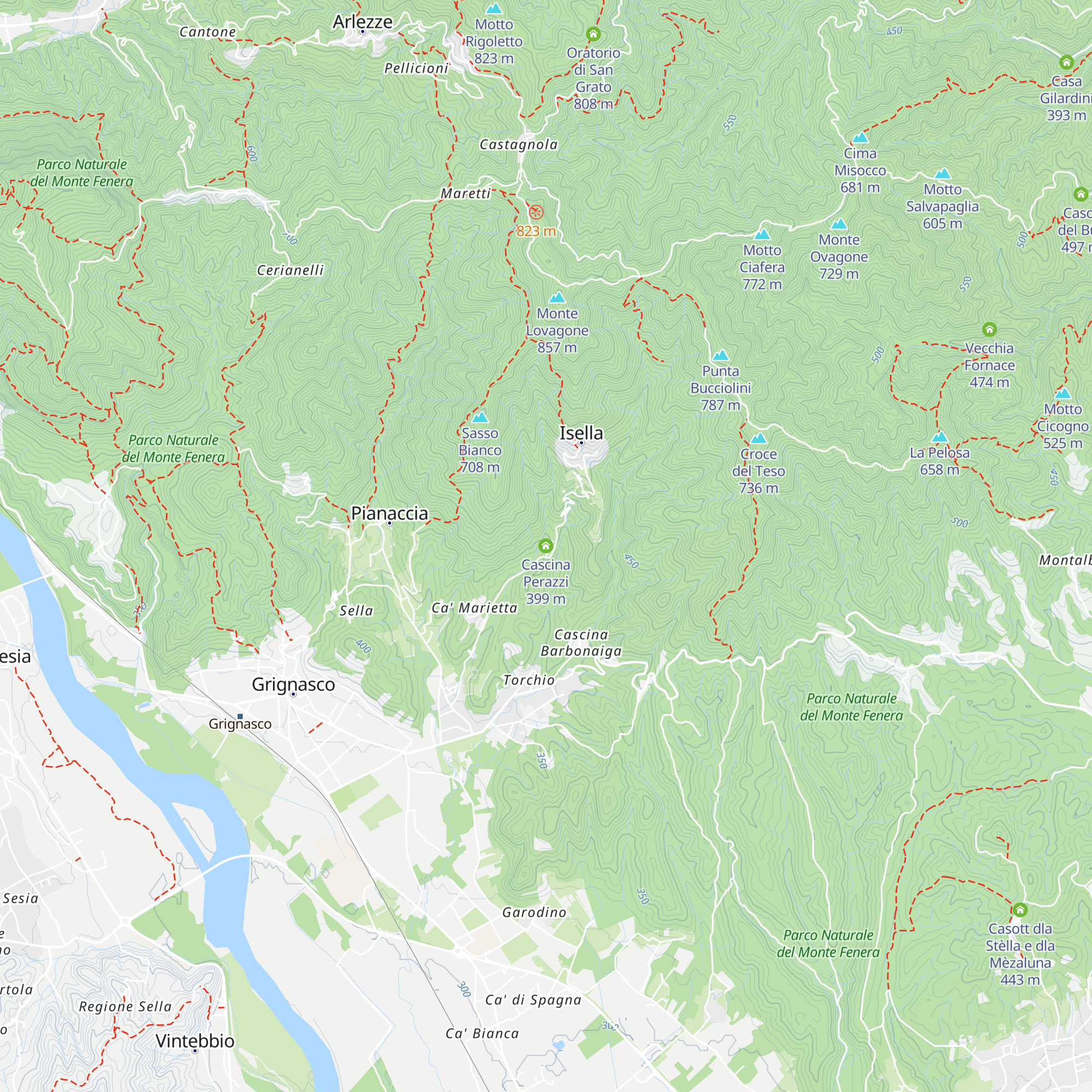 Cascina Perazzi map