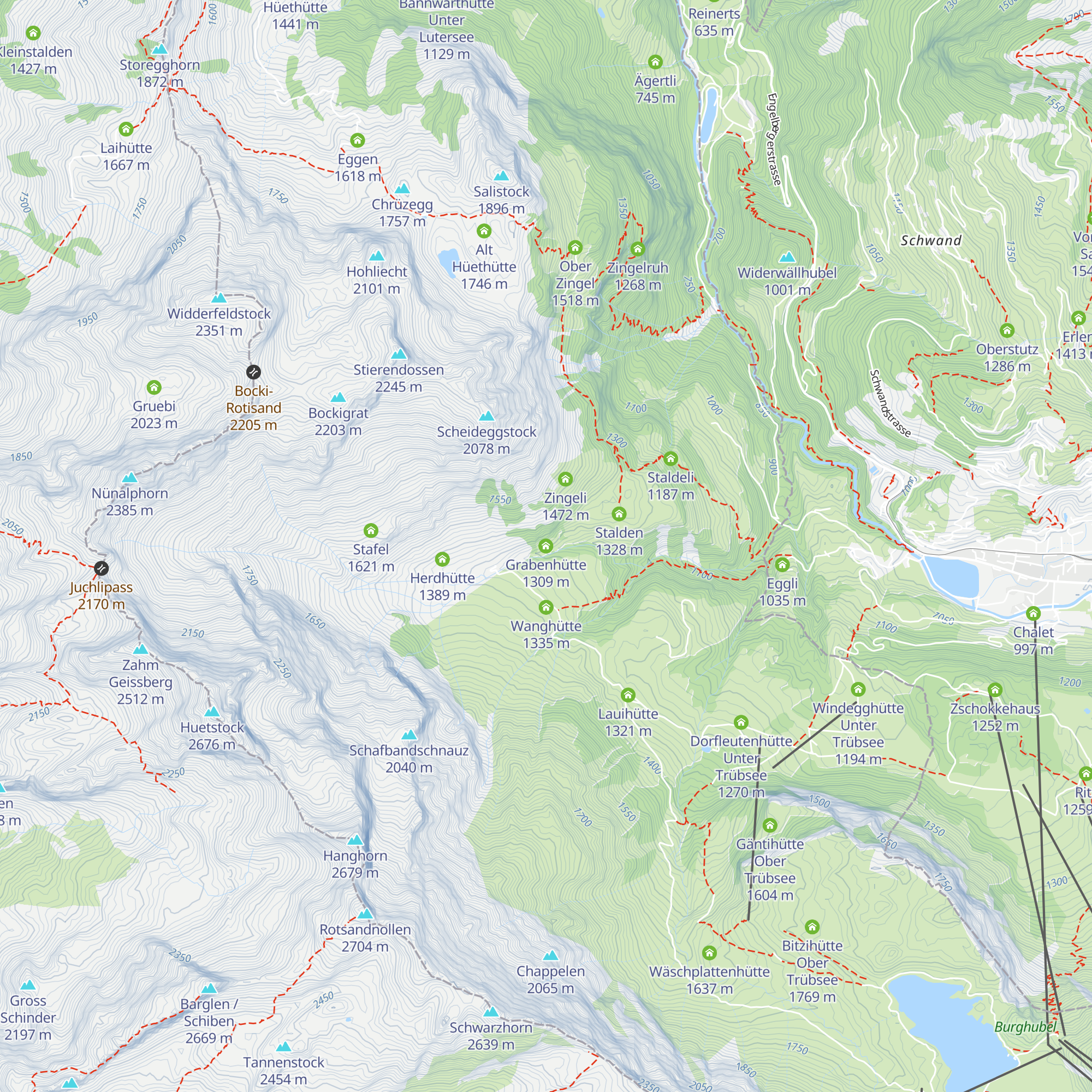 Grabenhütte map