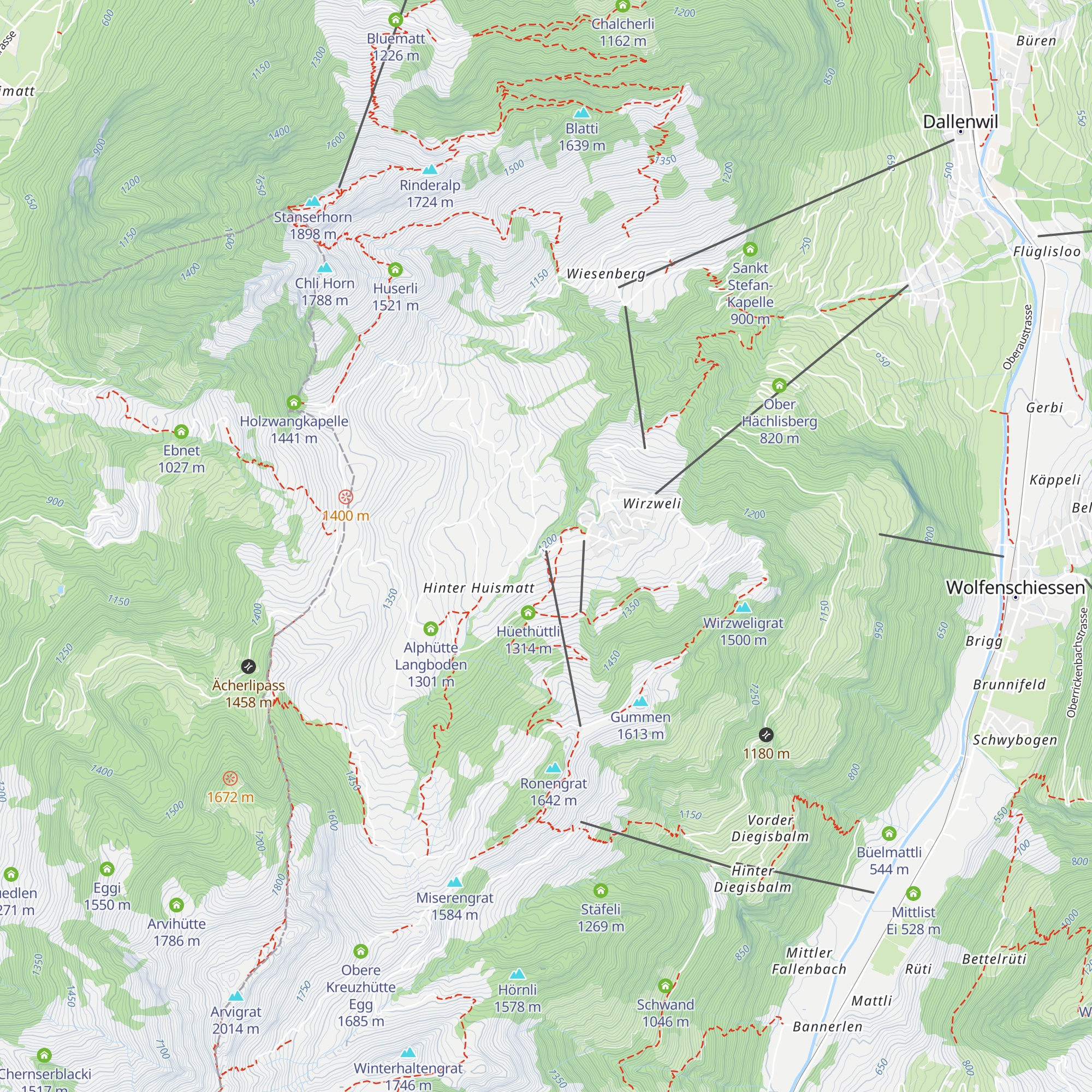 Gummenmattli map