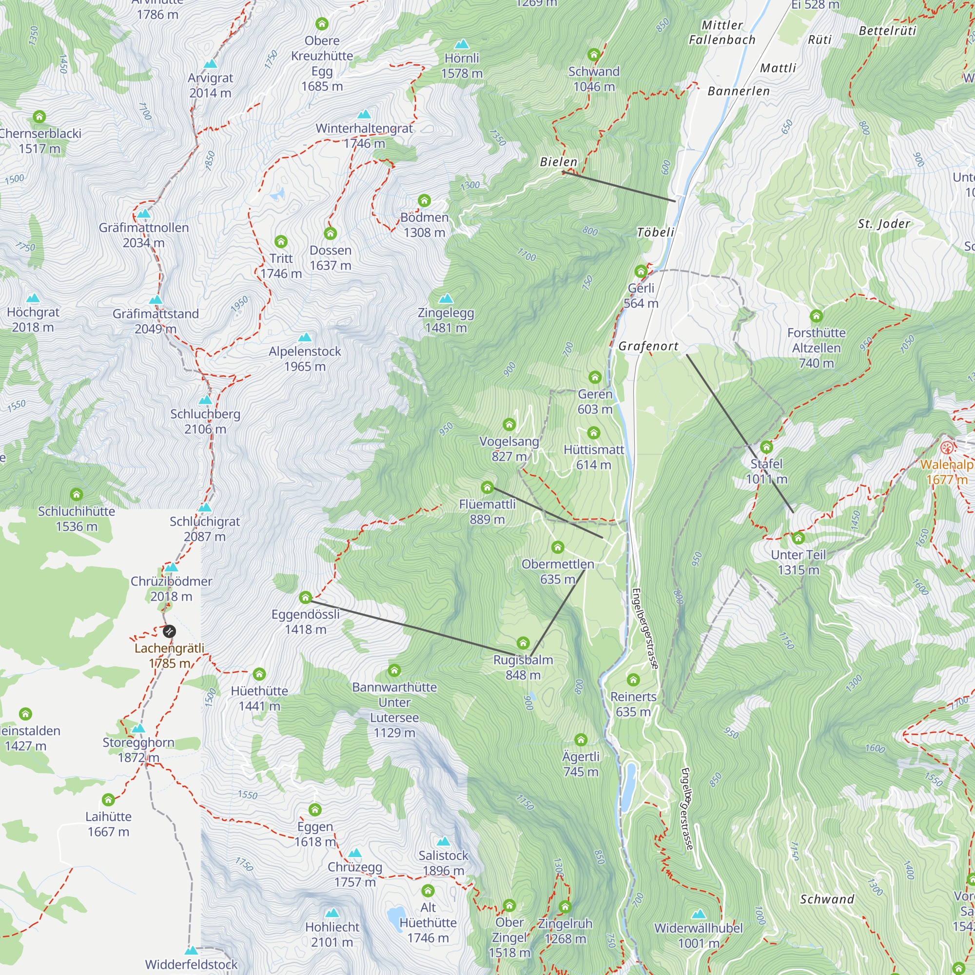 Flüemattli map
