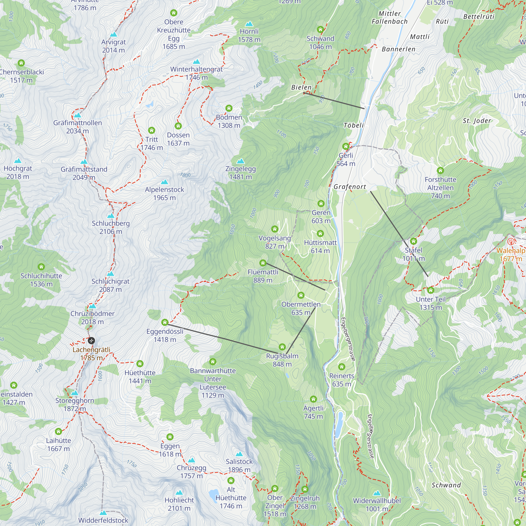 Flüemattli map