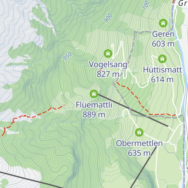 Map of Flüemattli