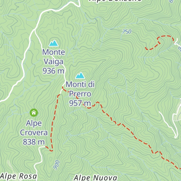 Map of Alpi Rossi