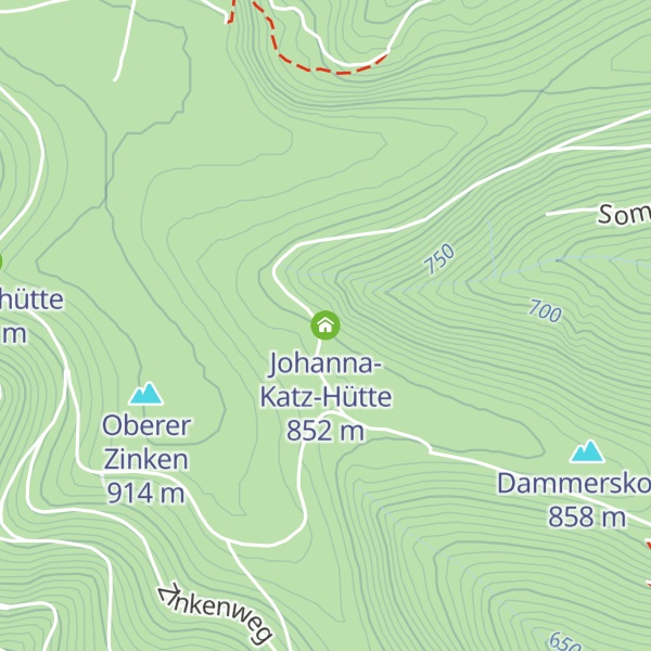 Map of Johanna-Katz-Hütte