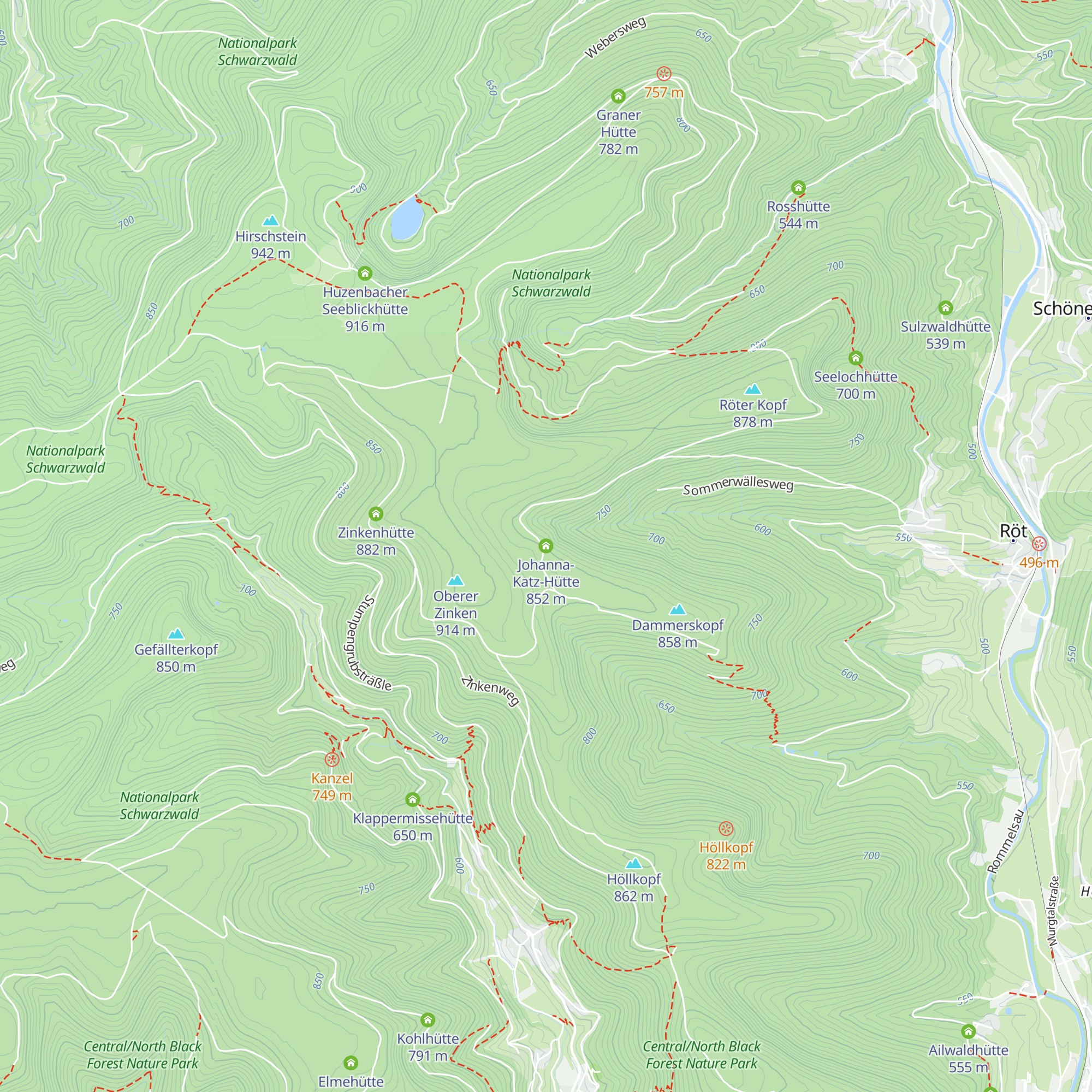 Johanna-Katz-Hütte map