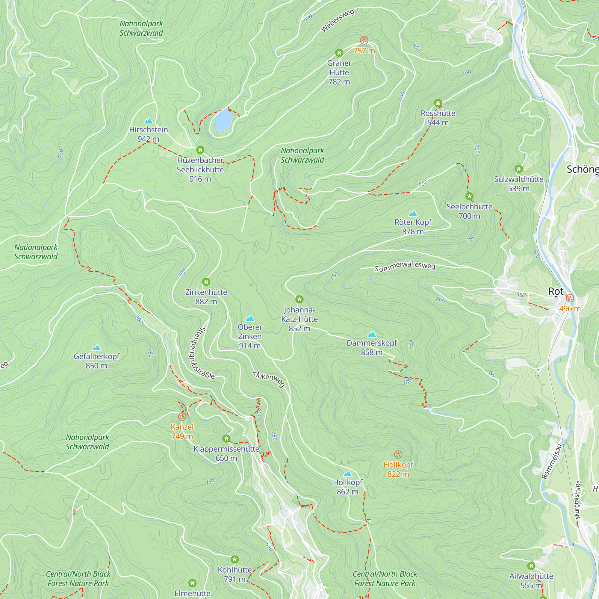 Johanna-Katz-Hütte map
