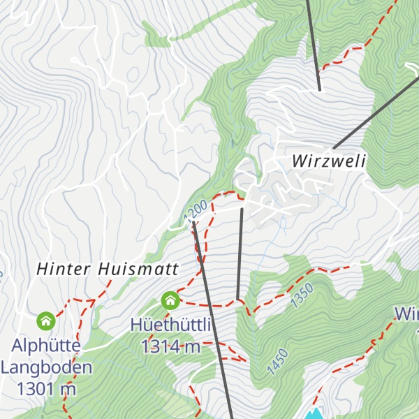 Map of Rest. Waldegg