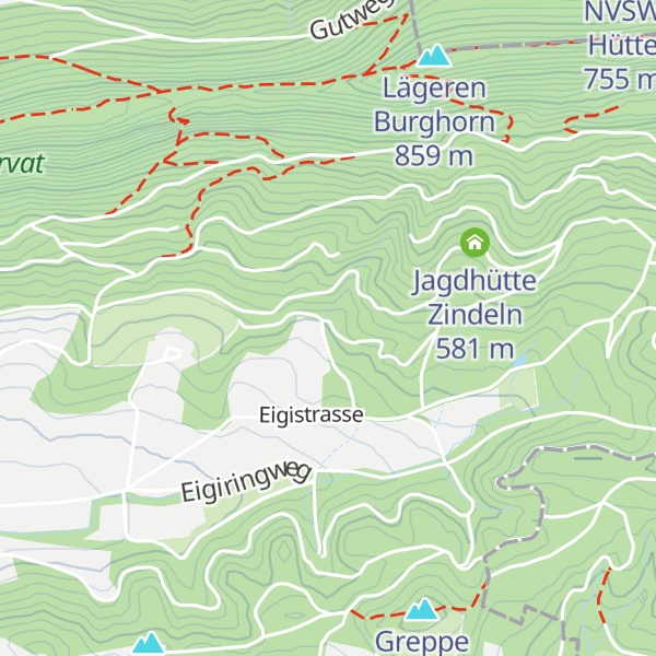 Map of Muntelhütte