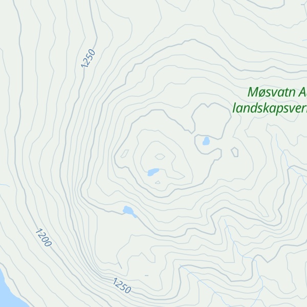 Map of Austre Langesjåhovda