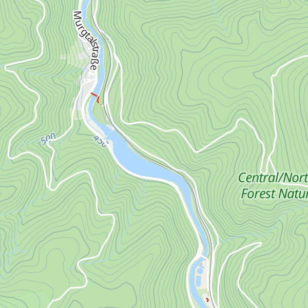 Map of Hütte am See