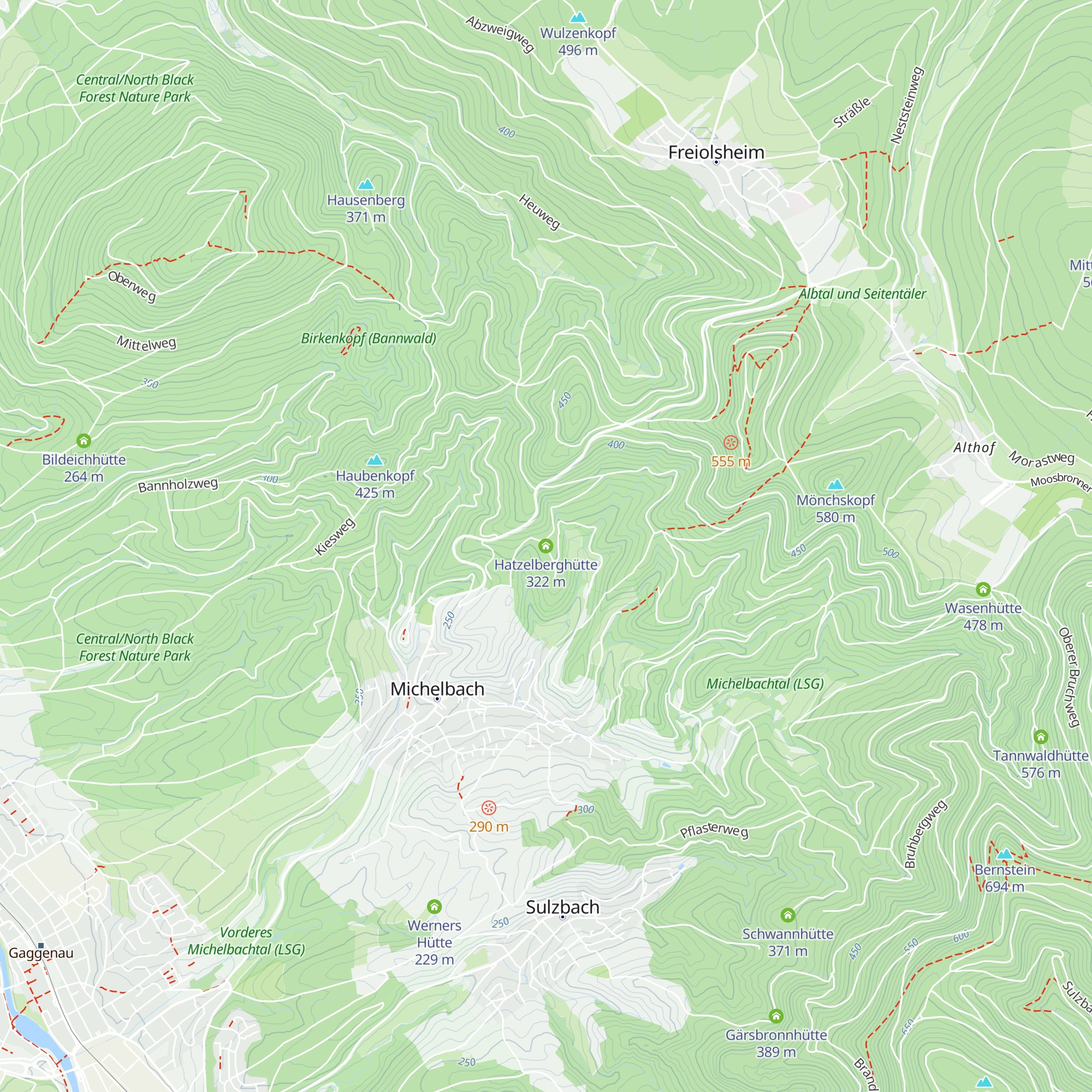 Hatzelberghütte map