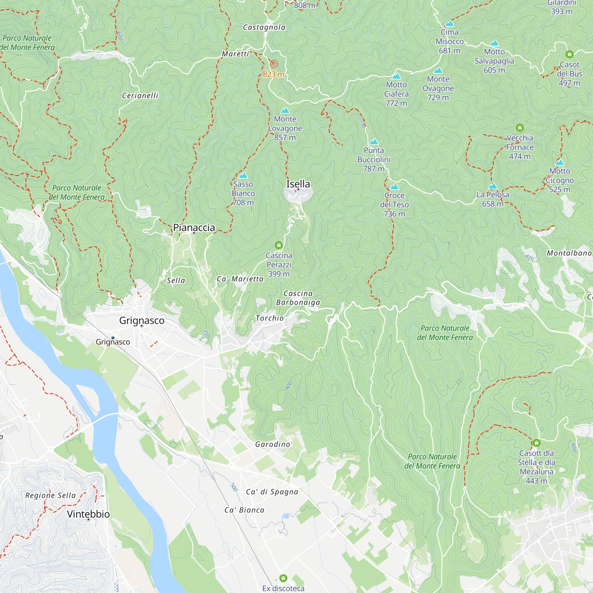 Dal Salmet map