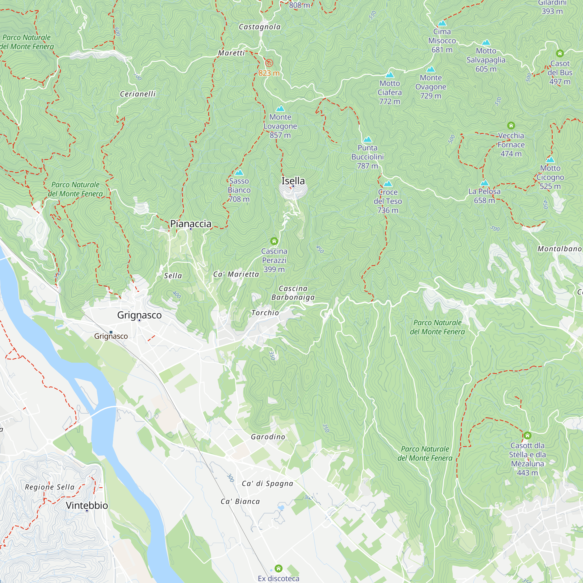 Dal Salmet map