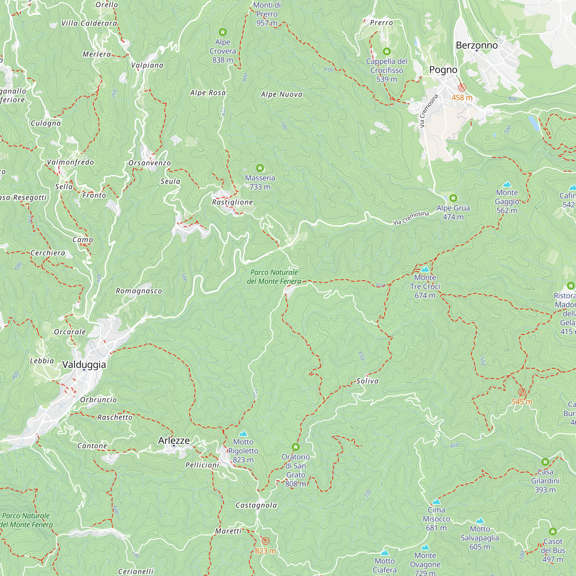 Cascina Lanfranchini map