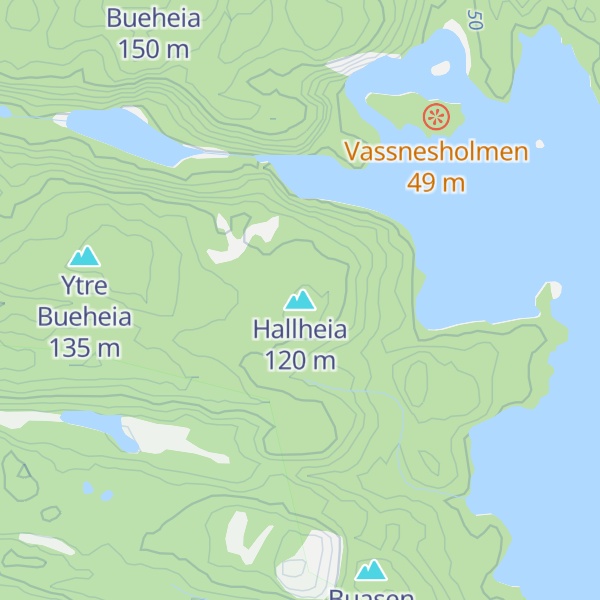 Map of Hallheia