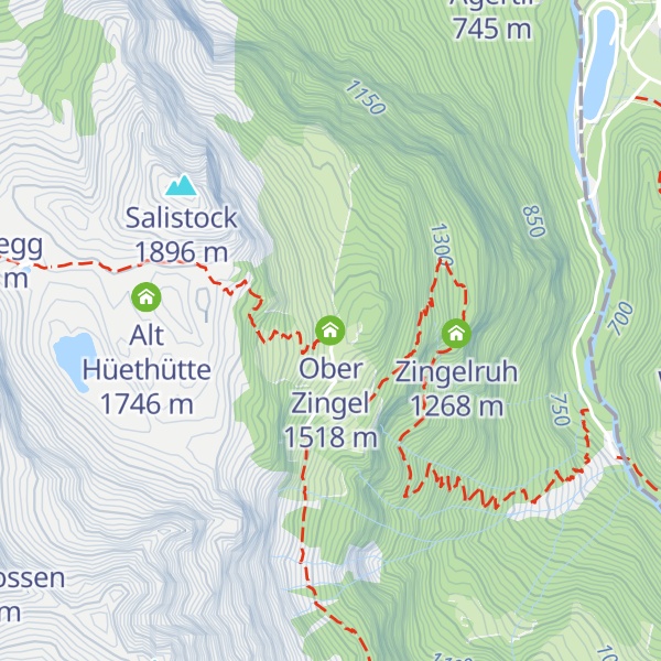 Map of Ober Zingel