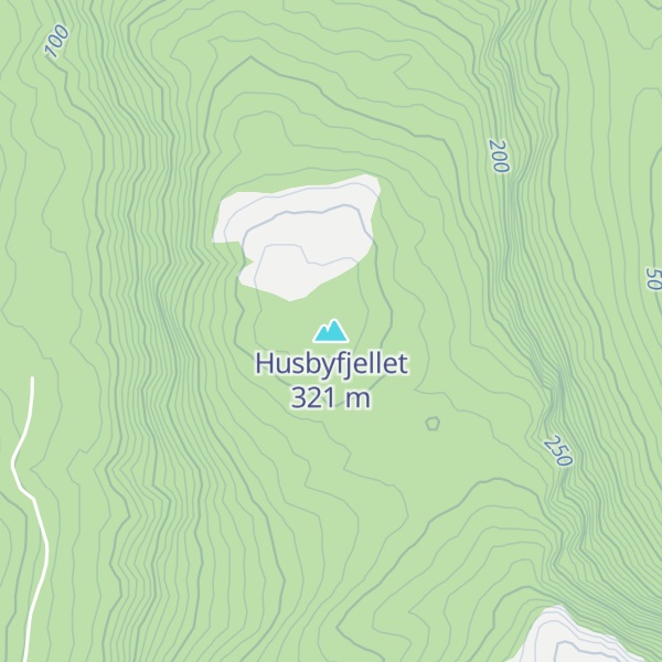 Map of Husbyfjellet
