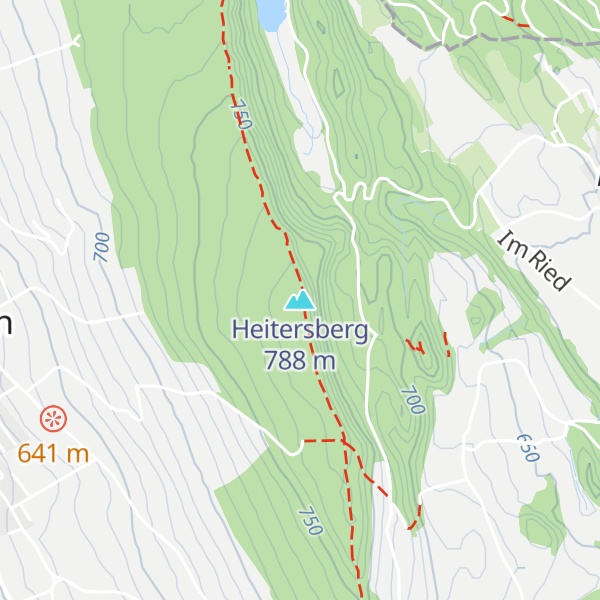 Map of Heitersberg