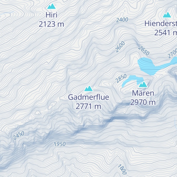 Map of Gadmerflue