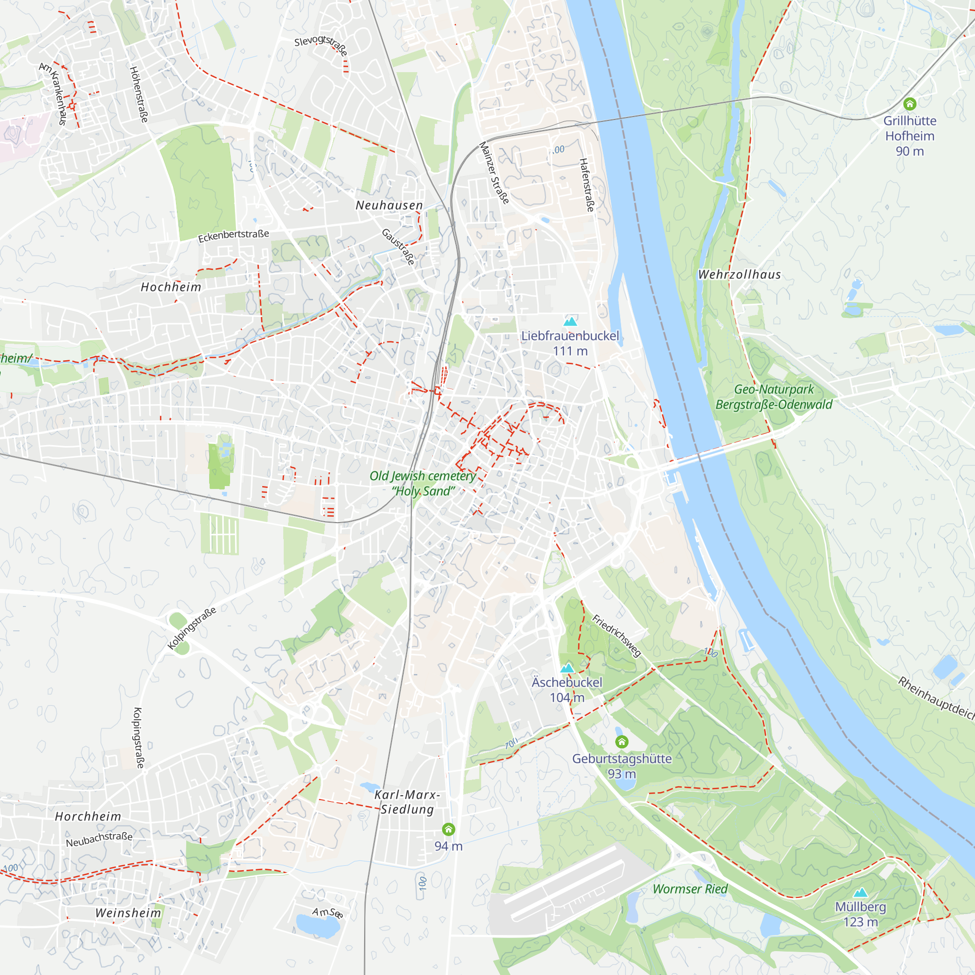 Touristinformation map