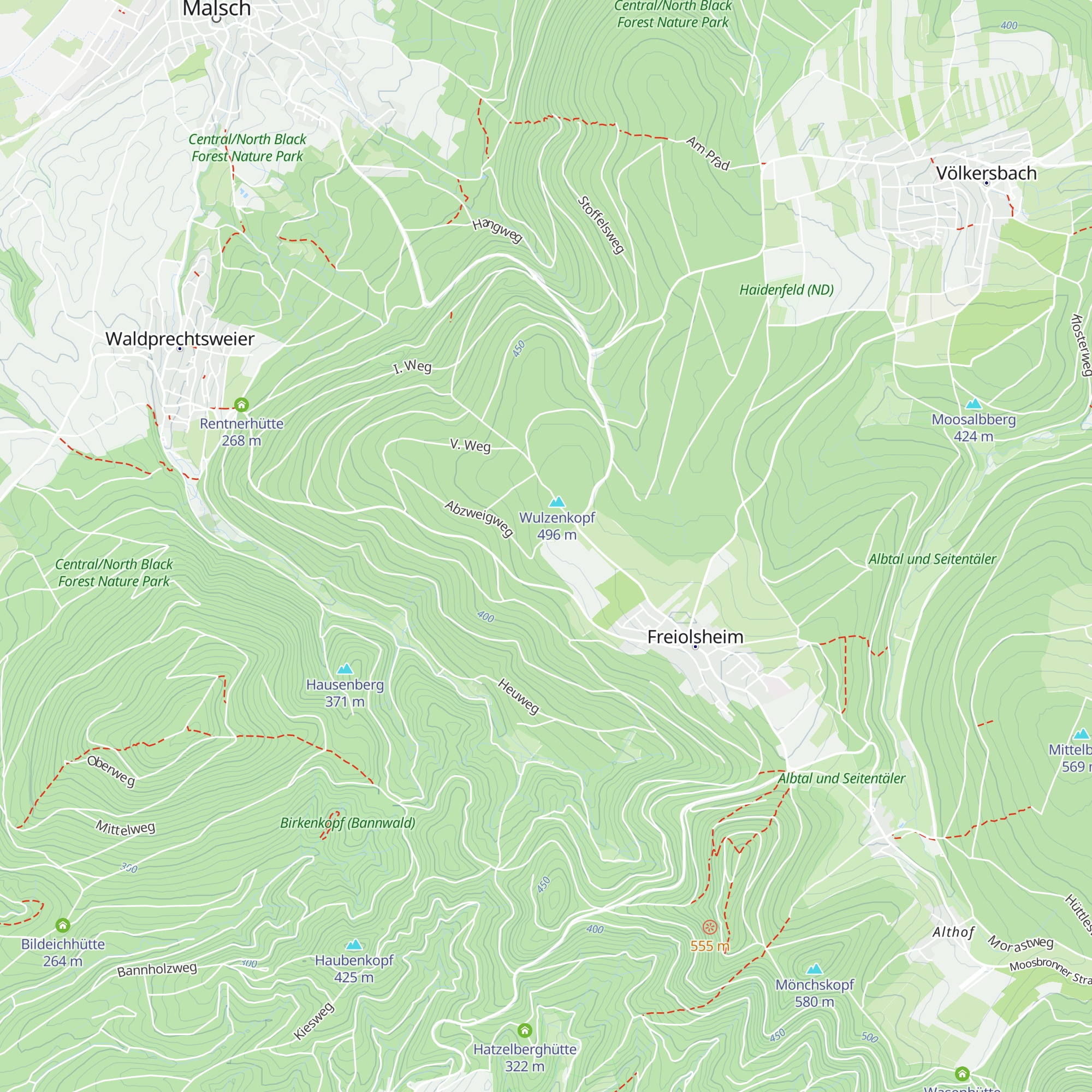 Herbert Glasstetter Hütte map