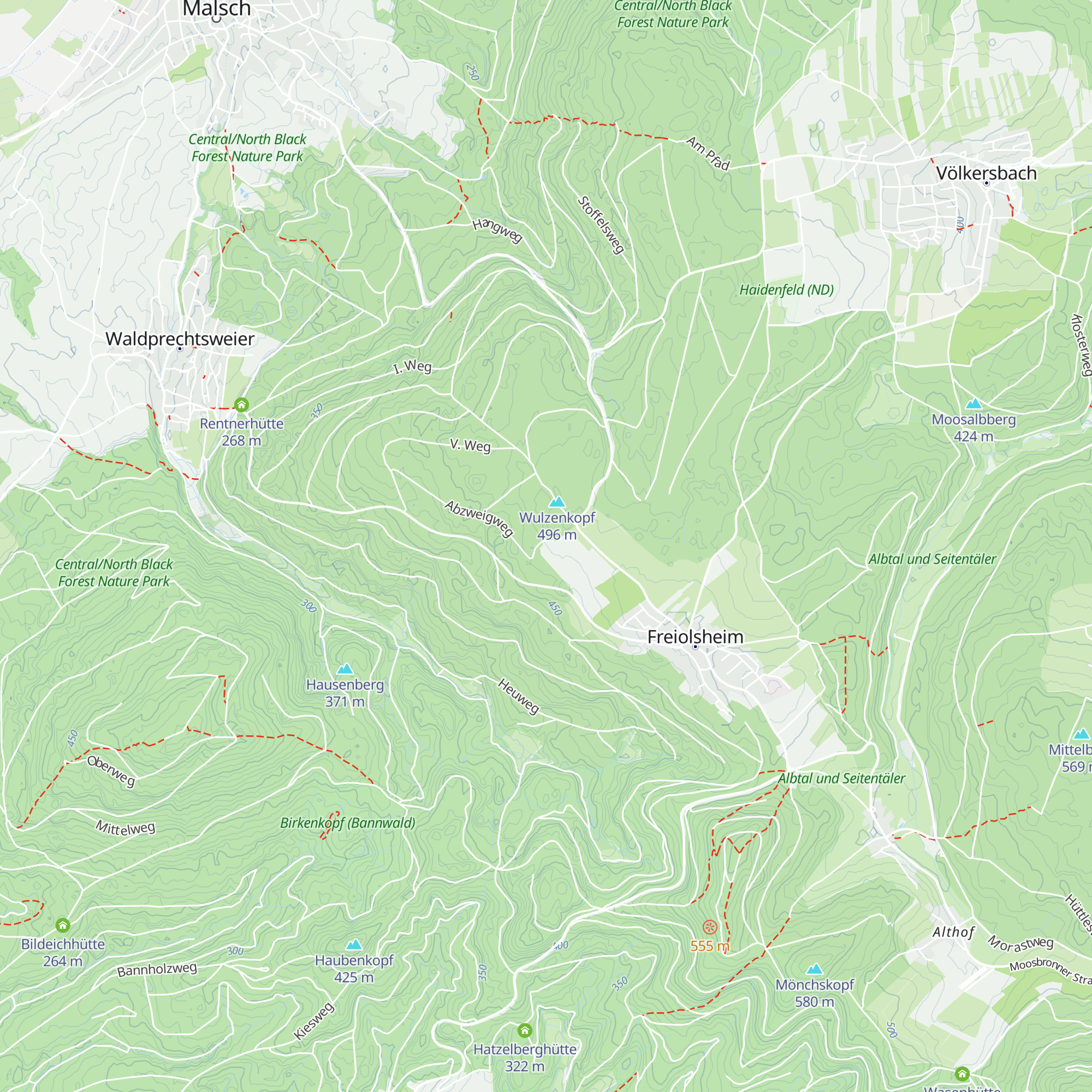 Herbert Glasstetter Hütte map