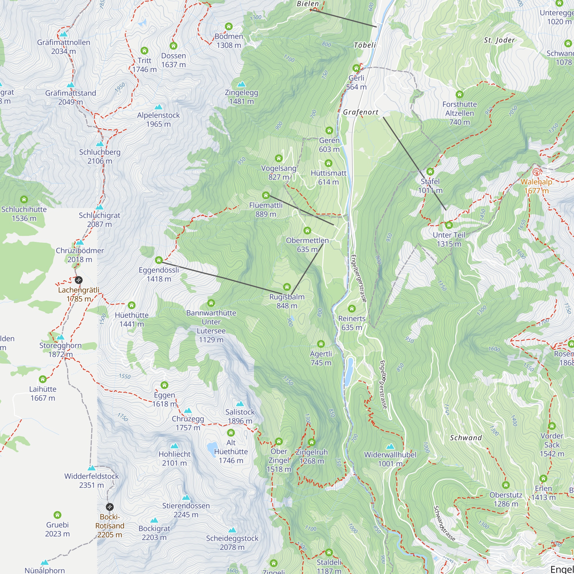 Rugisbalm map
