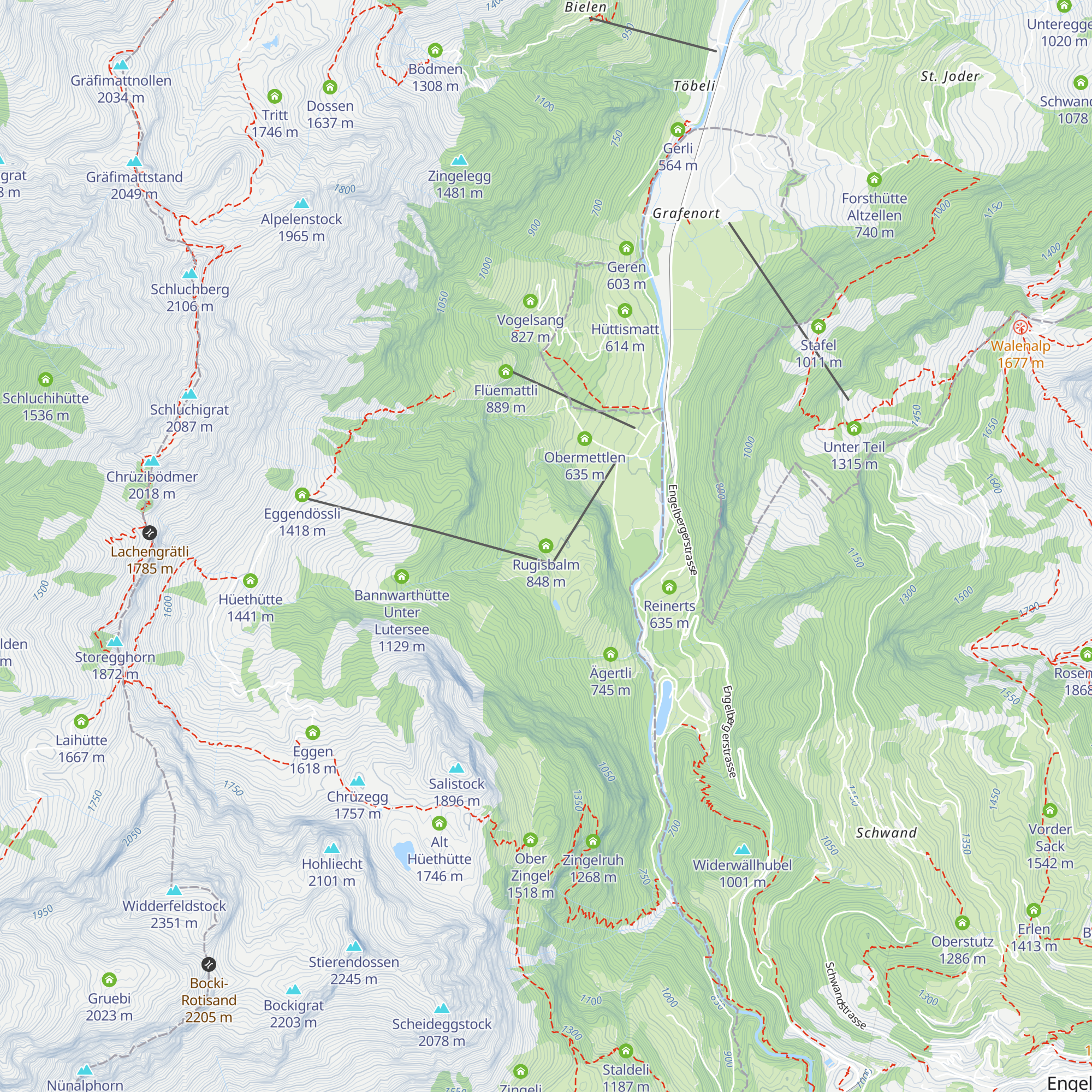 Rugisbalm map