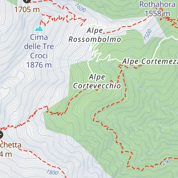 Map of Rifugio Renato Brusa Perona