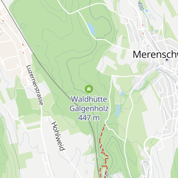 Map of Waldhütte Galgenholz