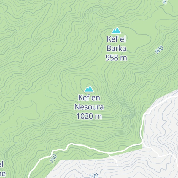 Map of Kef en Nesoura