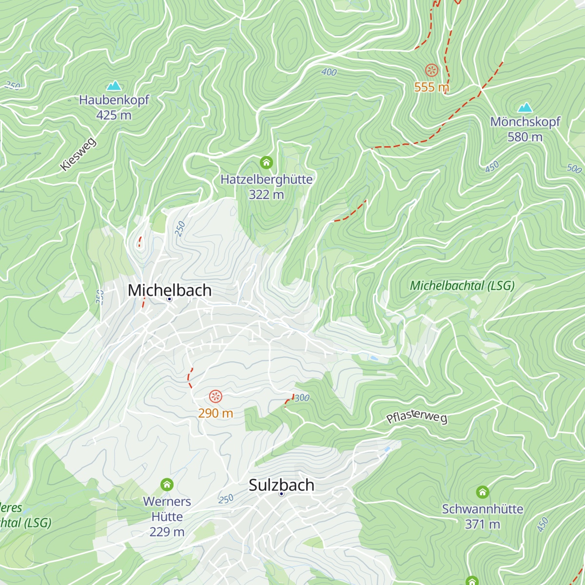 Hilsberghütte map