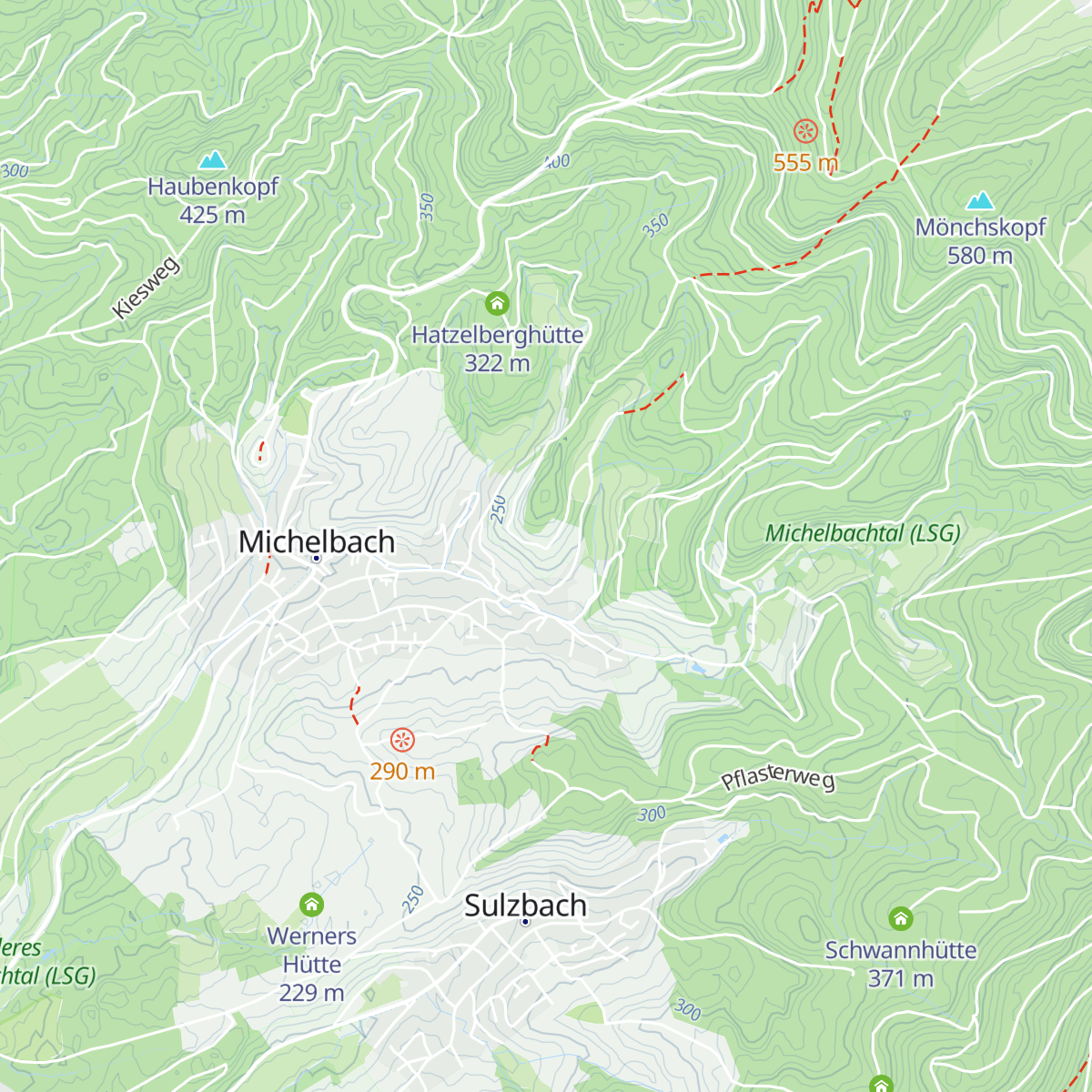 Hilsberghütte map