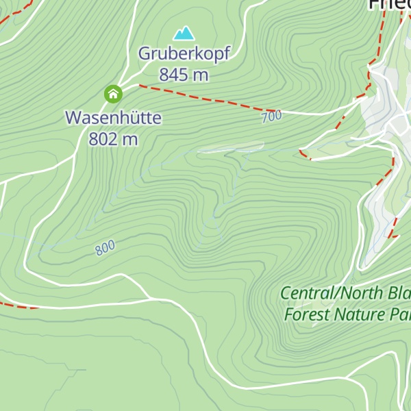 Map of Oberförster Hausburg Hütte