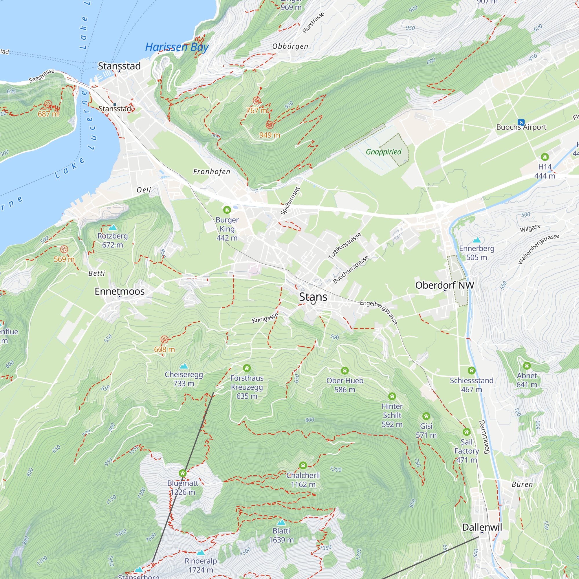zum Briggli map