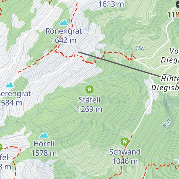 Map of Stäfeli