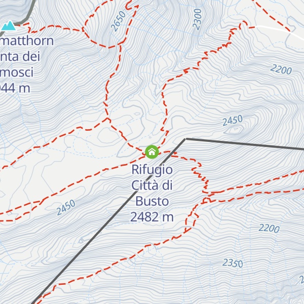 Map of Rifugio Città di Busto