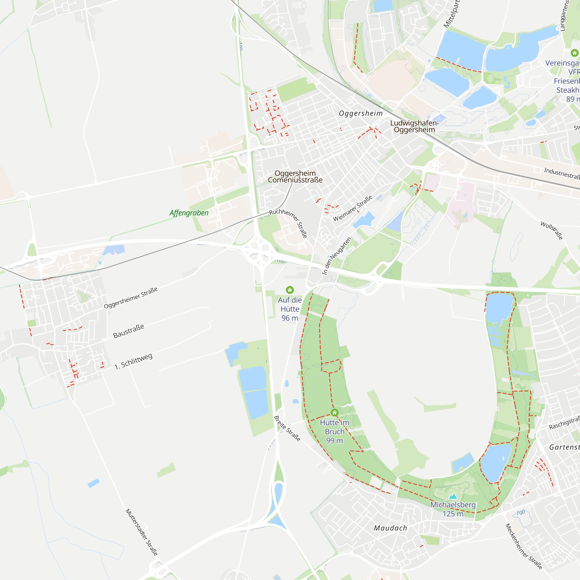 Auf die Hütte map