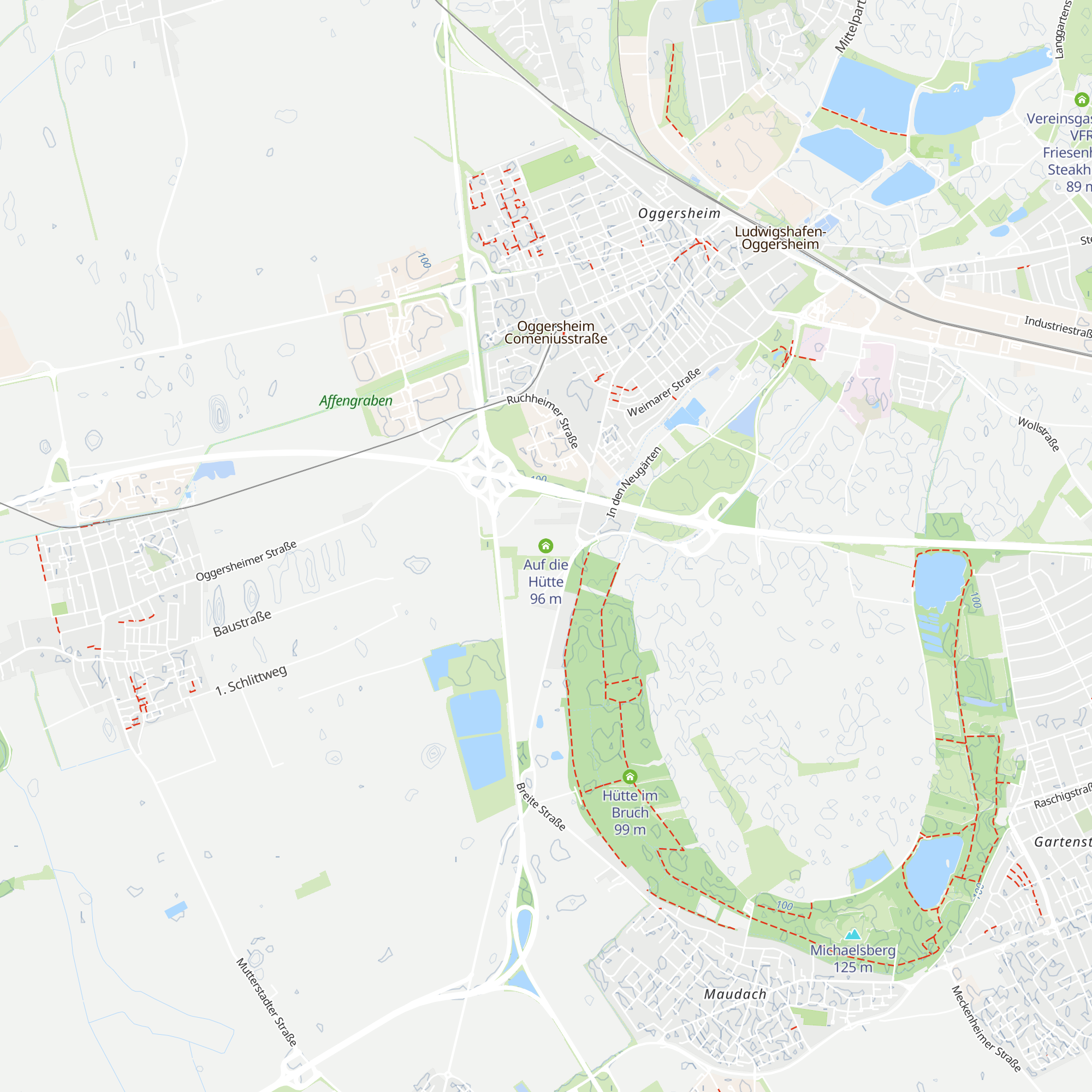 Auf die Hütte map