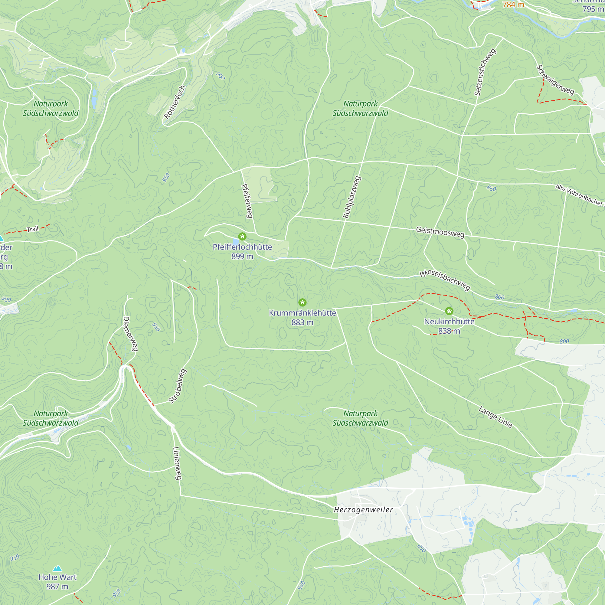 Krummränklehütte map