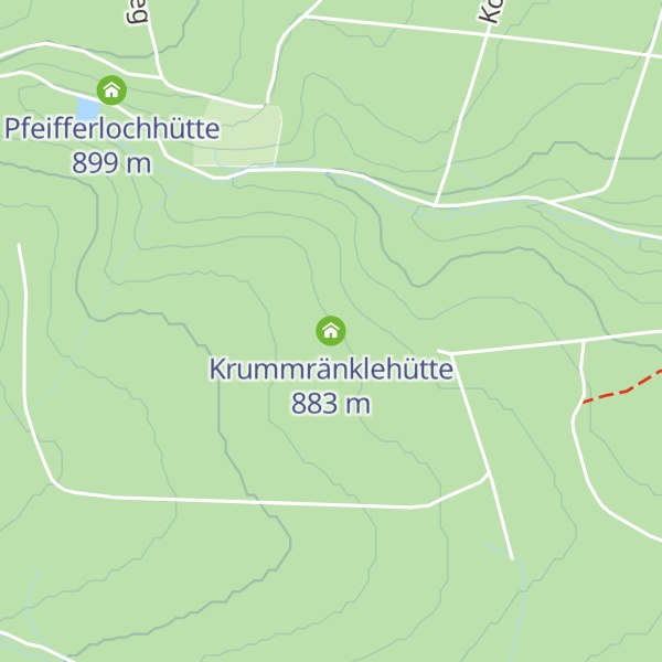 Map of Krummränklehütte