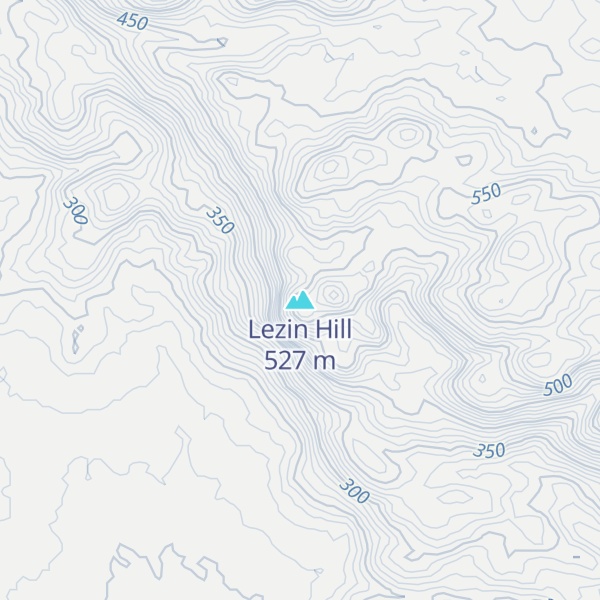 Map of Lezin Hill
