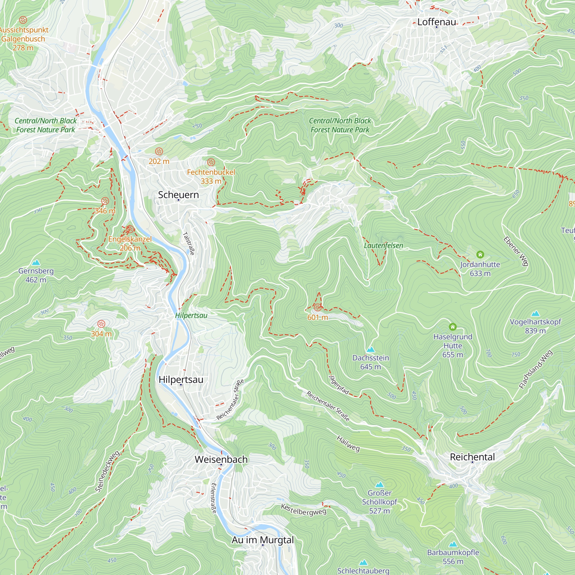Rehackerbrunnenhütte map