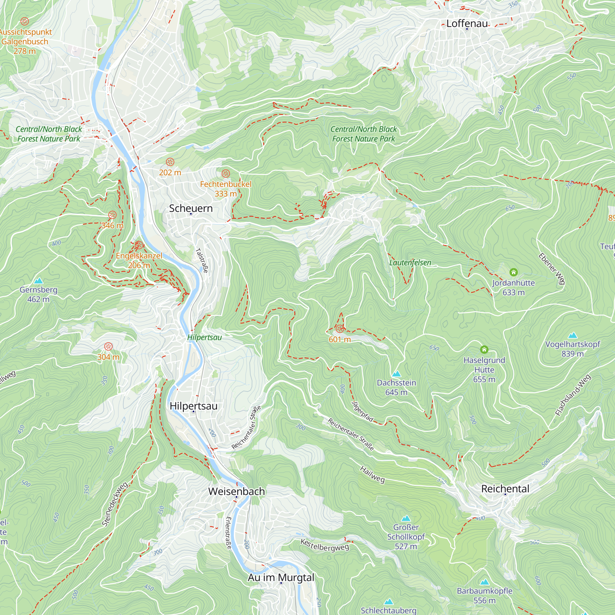 Rehackerbrunnenhütte map