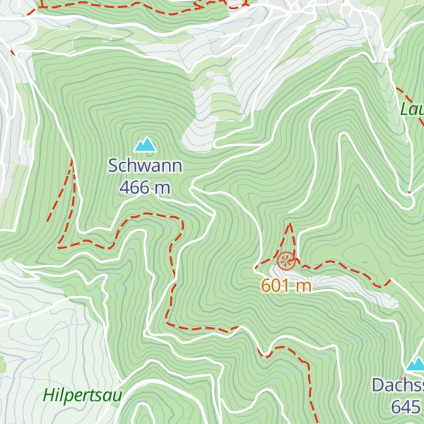 Map of Rehackerbrunnenhütte