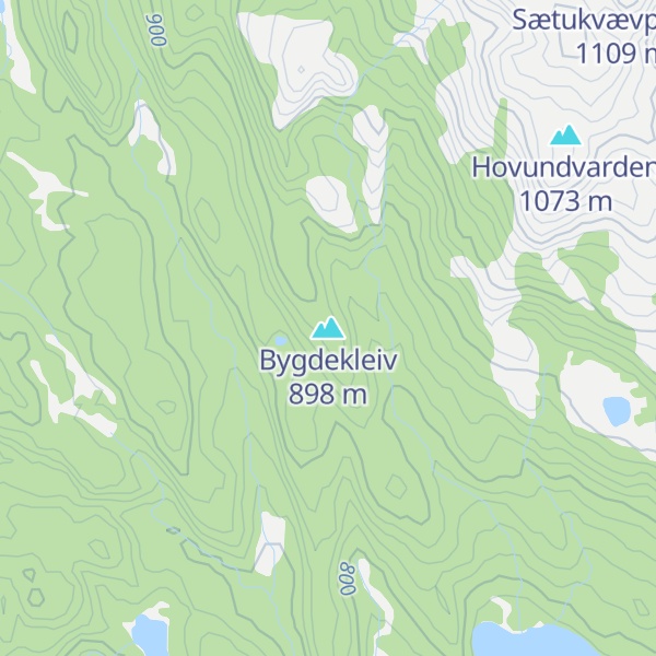 Map of Bygdekleiv